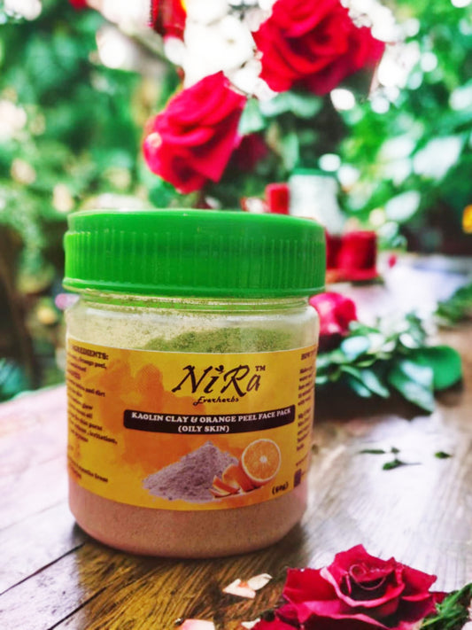 Kaolin Clay and Orange Peel Face Pack, Oily skin (50g)