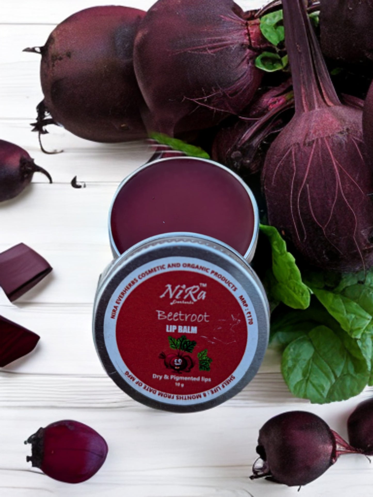 Beetroot Lip Balm (10g)