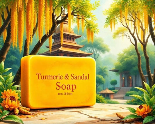 Turmeric and Sandalwood Soap (100g)